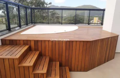 Cobertura com 2 quartos à venda na rua evangelina tavares moellmann, 27, açores, florianópolis por r$ 1.810.000