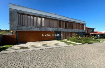 Casa em condomínio fechado com 6 quartos à venda na servidão cecília jacinta de jesus, 441, rio tavares, florianópolis por r$ 7.900.000