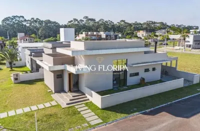 Casa em condomínio fechado com 4 quartos à venda na avenida red park, 980, são joão do rio vermelho, florianópolis por r$ 1.485.000