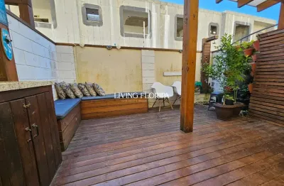 Casa em condomínio fechado com 2 quartos à venda na rua sagrado coração de jesus, 811, morro das pedras, florianópolis por r$ 1.010.000