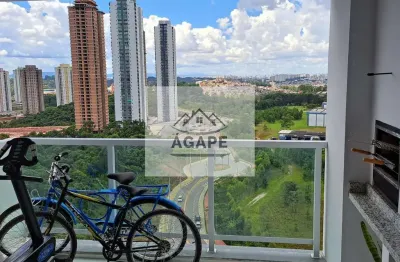 Lindo apto 3 dormitórios mobiliado 1 vaga  - embu das artes