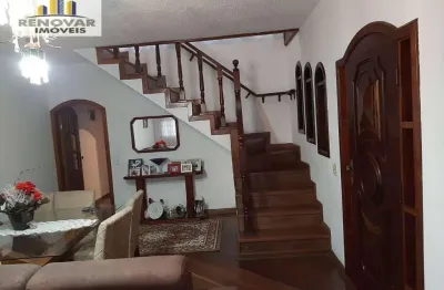 Sobrado com 3 dormitórios à venda, 210 m² - vila rubens - mogi das cruzes/sp