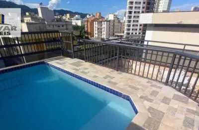 Cobertura com 3 dormitórios à venda, 220 m² por r$ 850.000,00 - enseada - guarujá/sp