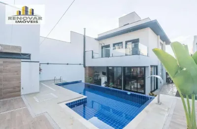 Sobrado com 3 dormitórios à venda, 248 m² por r$ 1.650.000 - condomínio vezeza, cézar de souza - mogi das cruzes/sp