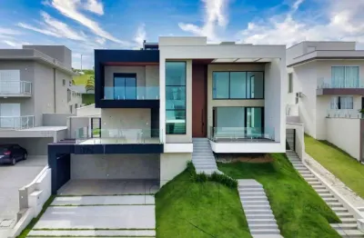 Sobrado com 4 suítes à venda, 435 m² por r$ 4.500.000 - condomínio reserva do paratehy - são josé dos campos/sp