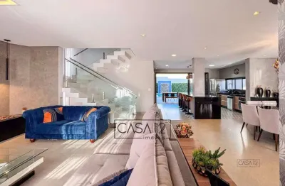 Sobrado com 5 dormitórios à venda, 370 m² por r$ 3.500.000,00 - condomínio residencial jaguary - são josé dos campos/sp