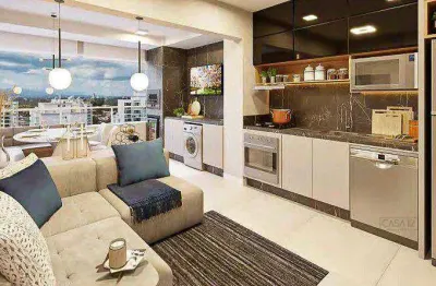 Apartamento com 1 dormitório à venda, 50 m² por r$ 750.000,00 - jardim das colinas - são josé dos campos/sp