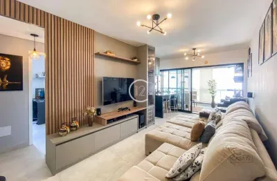 Apartamento mobiliado com 2 dormitórios à venda, 84 m² por r$ 1.170.000 - vila adyana - são josé dos campos/sp