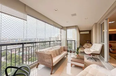 Apartamento com 3 suítes e vista livre à venda, 194 m² por r$ 2.900.000 - jardim aquarius - são josé dos campos/sp