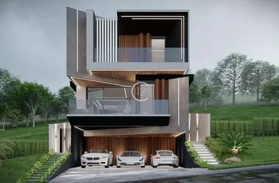 Sobrado com 4 dormitórios à venda, 378 m² por r$ 3.750.000,00 - urbanova - são josé dos campos/sp