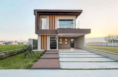 Sobrado novo com 3 dormitórios à venda, 232 m² por r$ 1.490.000 - vereda dos campos - são josé dos campos/sp