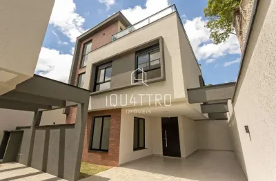 Sobrado triplex alto padrão com ático e terraço no abranches | curitiba