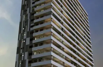 Apartamento com 3 dormitórios e 3 vagas - 50m do mar, lazer completo