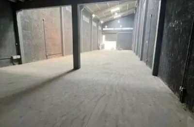 Galpão comercial com mezanino na guilhermina - praia grande
