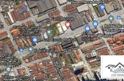 Terreno comercial à venda em Guilhermina, Praia Grande 