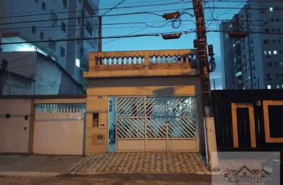 Casa 3 dormitórios na guilhermina praia grande sp $ 650.000,00