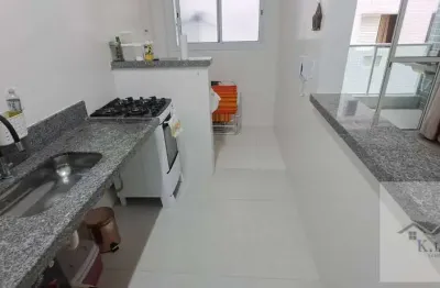 Apartamento no canto forte 1 dormitório semi mobiliado com lazer completo