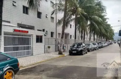 Kitnet com garagem 3o. andar 50m praia mirim - r$ 185.000