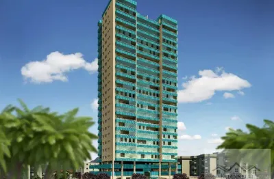 Apartamento 2 dormitórios  com vista para o mar no real