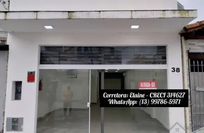 Ponto comercial com 2 salas para alugar na Vila Caiçara, Praia Grande 