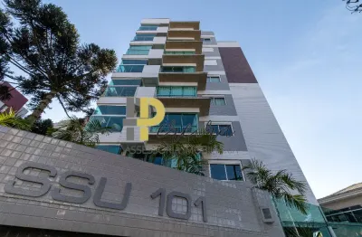 Apartamento mobiliado, 209m²- alto da glória, curitiba-pr