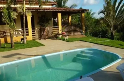Chácara / sítio com 3 quartos à venda na rua do mangalô, 7, cascalheira, camaçari, 350 m2 por r$ 980.000