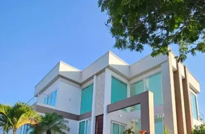 Casa em condomínio fechado com 7 quartos à venda na rua imbassaí, alphaville (abrantes), camaçari por r$ 2.200.000