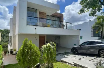 Casa em condomínio fechado com 5 quartos à venda na rua imbassaí, alphaville (abrantes), camaçari por r$ 1.590.000