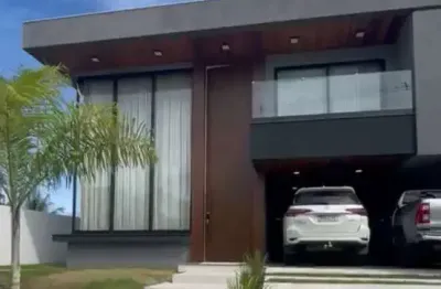 Casa em condomínio fechado com 4 quartos à venda na rodovia ba-099 - estrada do côco, abrantes, camaçari, 380 m2 por r$ 4.000.000