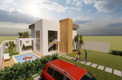 Casa em condomínio fechado com 4 quartos à venda na rua sucupira, alphaville (abrantes), camaçari, 197 m2 por r$ 1.500.000