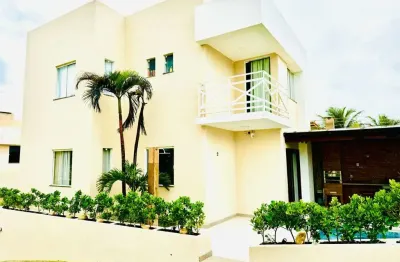 Casa em condomínio fechado com 4 quartos à venda na rua walter da silva maia, 522, ipitanga, lauro de freitas por r$ 900.000