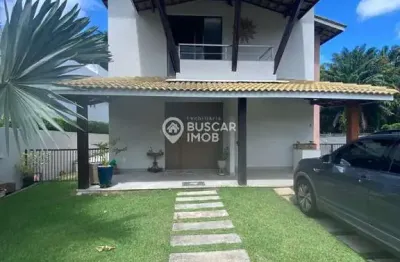 Casa em condomínio fechado com 4 quartos à venda na rua nova zelândia, abrantes, camaçari, 462 m2 por r$ 1.800.000