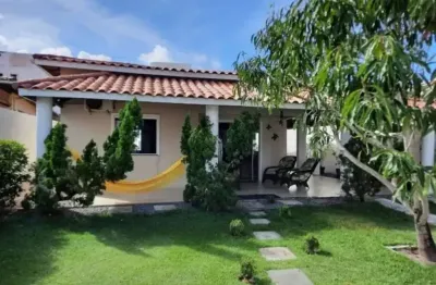 Casa em condomínio fechado com 3 quartos à venda na rua a, jauá, camaçari por r$ 750.000