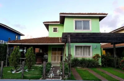 Casa em condomínio fechado com 4 quartos à venda na rodovia ba-099 - estrada do côco, abrantes, camaçari, 150 m2 por r$ 850.000