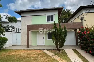 Casa em condomínio fechado com 4 quartos à venda na rua do bosque, boa união, camaçari por r$ 798.000