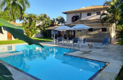 Casa em condomínio fechado com 5 quartos à venda na av pajussara, vilas do atlantico, lauro de freitas, 400 m2 por r$ 2.800.000