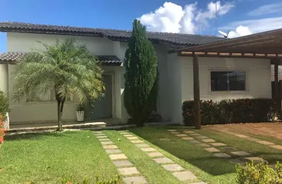 Casa em condomínio fechado com 5 quartos para alugar na avenida santos dumont, estrada do coco, lauro de freitas, 220 m2 por r$ 7.000
