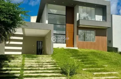 Casa em condomínio fechado com 4 quartos à venda na rua caraíva, alphaville (abrantes), camaçari, 300 m2 por r$ 1.690.000