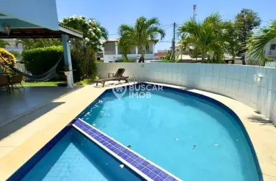 Casa em condomínio fechado com 5 quartos à venda na avenida santos dumont km, portão, lauro de freitas, 321 m2 por r$ 1.790.000