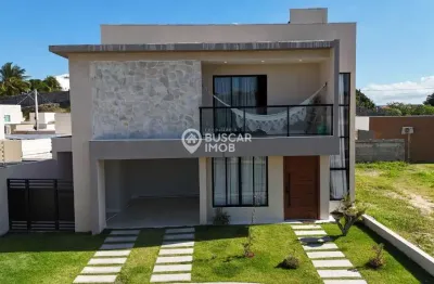 Casa em condomínio fechado com 3 quartos à venda na rua sucupió, abrantes, camaçari, 173 m2 por r$ 1.420.000