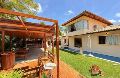 Casa em condomínio fechado com 3 quartos à venda na conjunto busca vida, abrantes, camaçari, 400 m2 por r$ 3.100.000