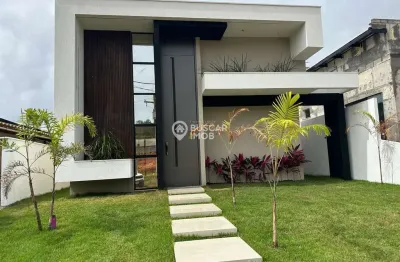 Casa em condomínio fechado com 3 quartos à venda na avenida santos dumont, centro, lauro de freitas, 154 m2 por r$ 880.000