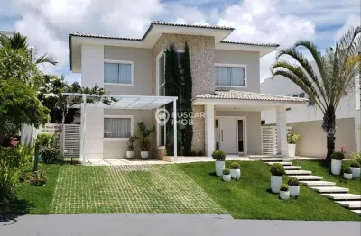 Casa em condomínio fechado com 3 quartos à venda na rodovia ba-099 - estrada do côco, abrantes, camaçari, 350 m2 por r$ 2.890.000