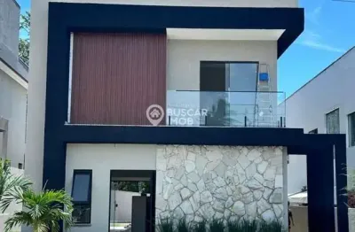 Casa em condomínio fechado com 3 quartos à venda na rua dos laços, boa união, camaçari por r$ 1.080.000