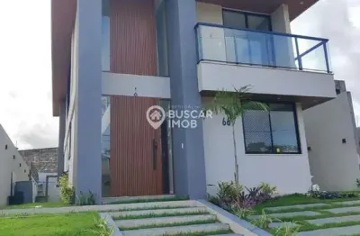 Casa em condomínio fechado com 3 quartos à venda na Rua Lagoa Branca, 9999, Alphaville (Abrantes), Camaçari, 198 m2 por R$ 1.230.000