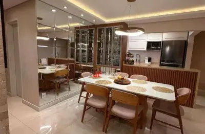 Apartamento com 2 dormitórios para alugar, 87 m² por r$ 7.837,50/mês - jardim tupanci - barueri/sp