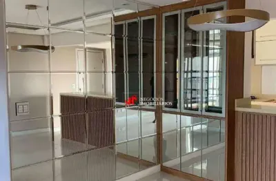 Apartamento com 2 dormitórios para alugar, 87 m² por r$ 7.837,50/mês - jardim tupanci - barueri/sp