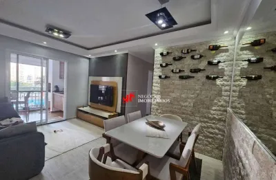 Apartamento com 3 dormitórios à venda, 85 m² por r$ 698.000,00 - jardim tupanci - barueri/sp