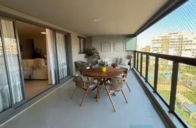 Apartamento para venda em rio de janeiro, barra da tijuca, 4 dormitórios, 3 suítes, 5 banheiros, 3 vagas