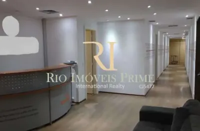 Sala comercial com 4 salas para alugar na avenida rio branco, centro, rio de janeiro, 536 m2 por r$ 16.900